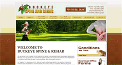 Desktop Screenshot of buckeyespineandrehab.com